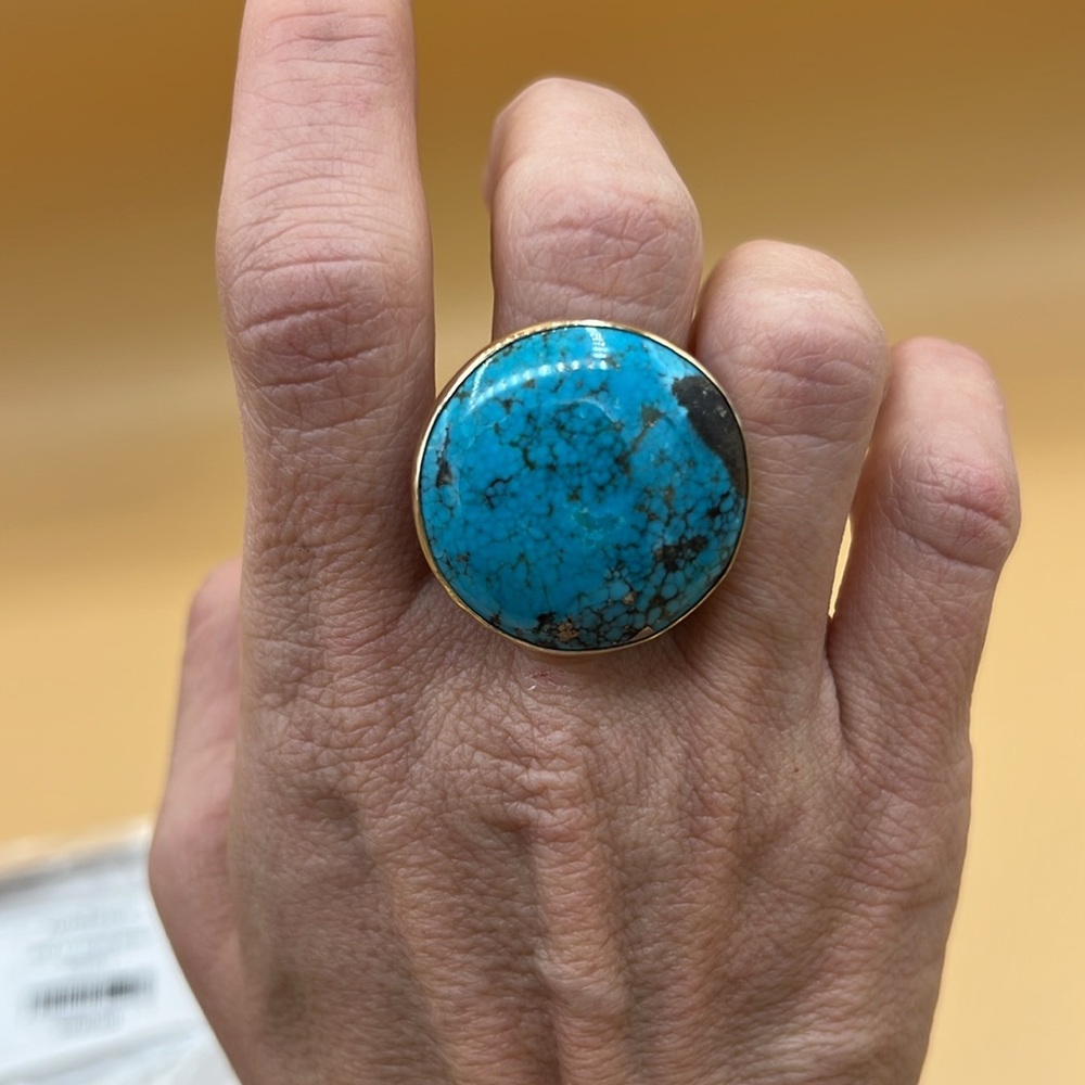 Jes Maharry Ode to Home Turquoise Ring Size 7 - Gently Used